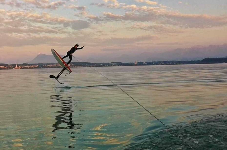 Schwerelos übers Wasser gleiten...